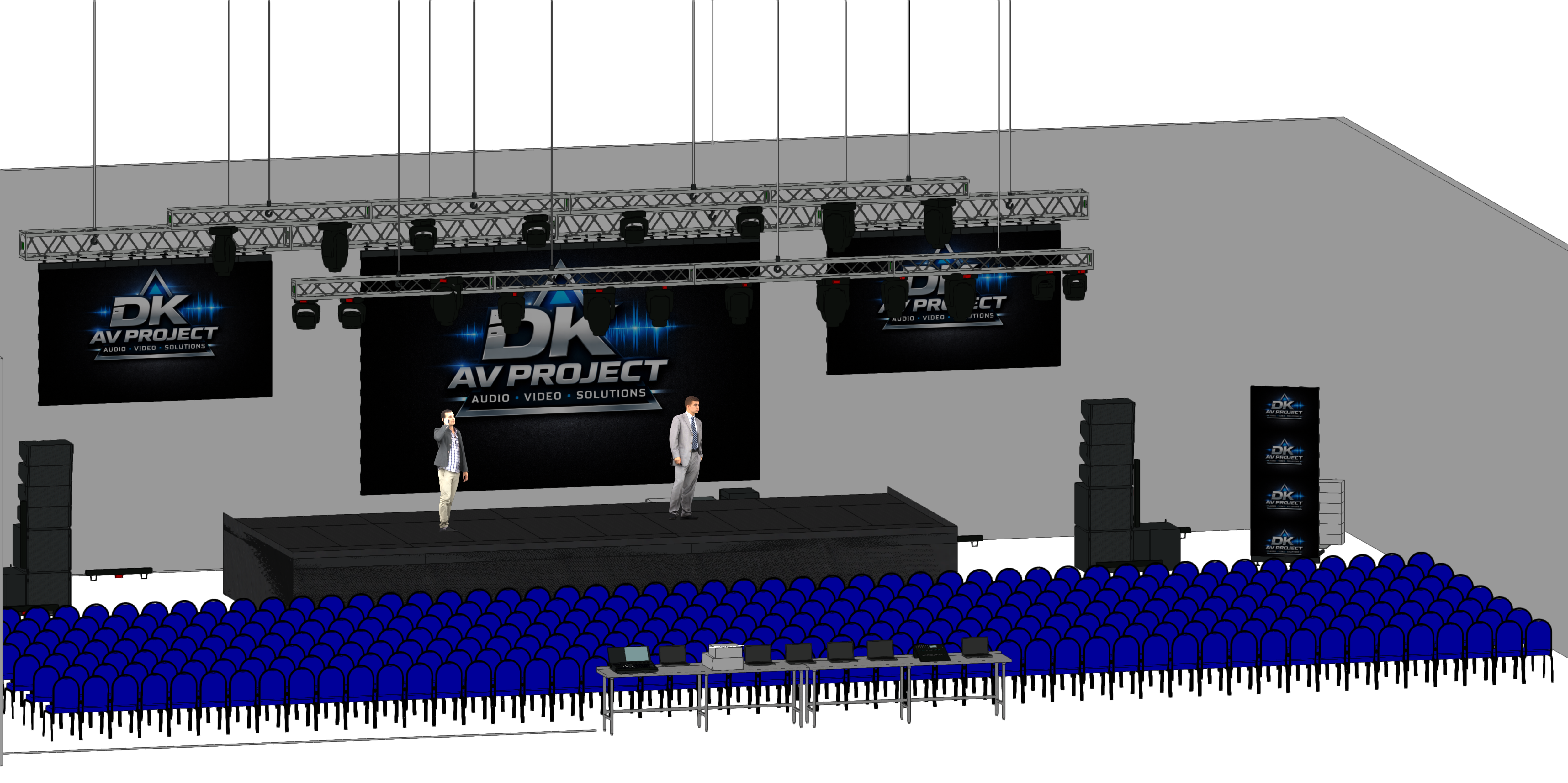 Integrated AV Technical Review and On-site Coordination for a Complex Live Event - Dimitar
