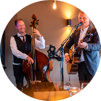 Akoestische band live achtergondmuziek